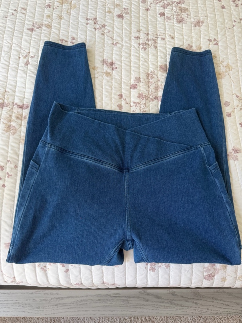 HALARA Blue High-Waist Jeggings